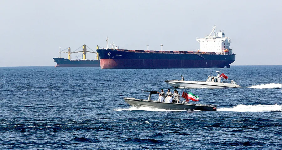 Strait of Hormuz — fertilizer shipping route disrupted