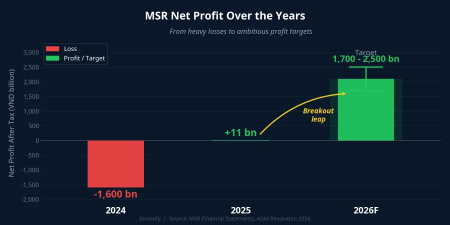 MSR net profit comparison across years