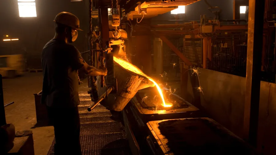 Hoa Phat steel production line