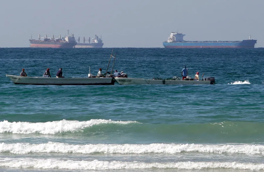 Oil tankers near the Strait of Hormuz — the flashpoint directly impacting aviation fuel prices
