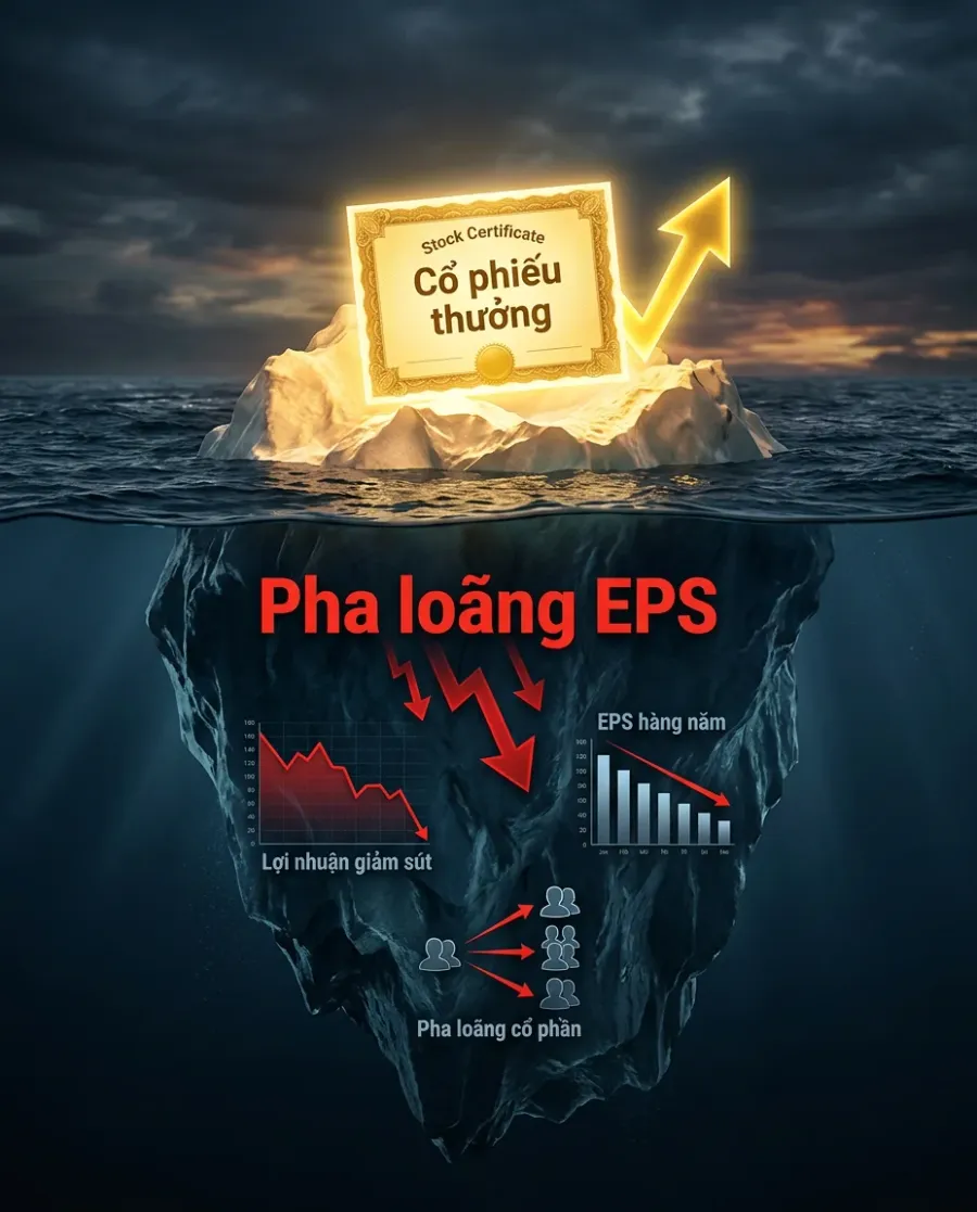 Bonus shares and EPS dilution: two sides of the same coin