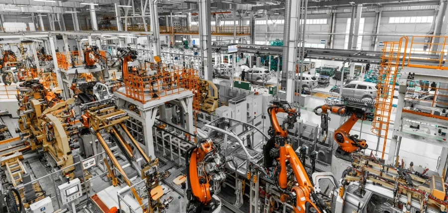 Modern manufacturing factory in Vietnam