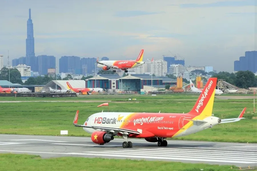 VietJet Air aircraft at the airport