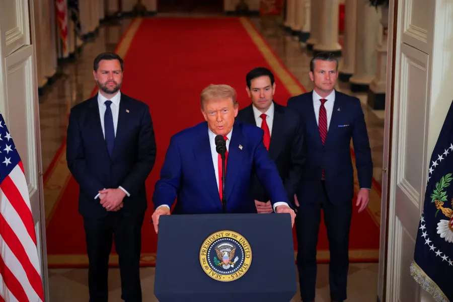 Trump speaking about the Iran ultimatum