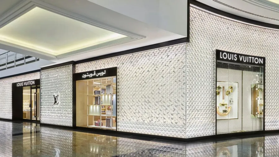 Louis Vuitton store in Dubai