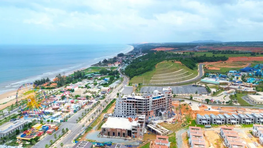 NovaWorld Phan Thiet aerial view, under construction