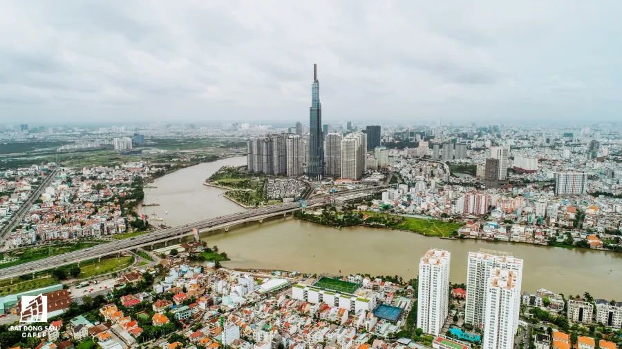 Ho Chi Minh City skyline, Vietnam's financial center