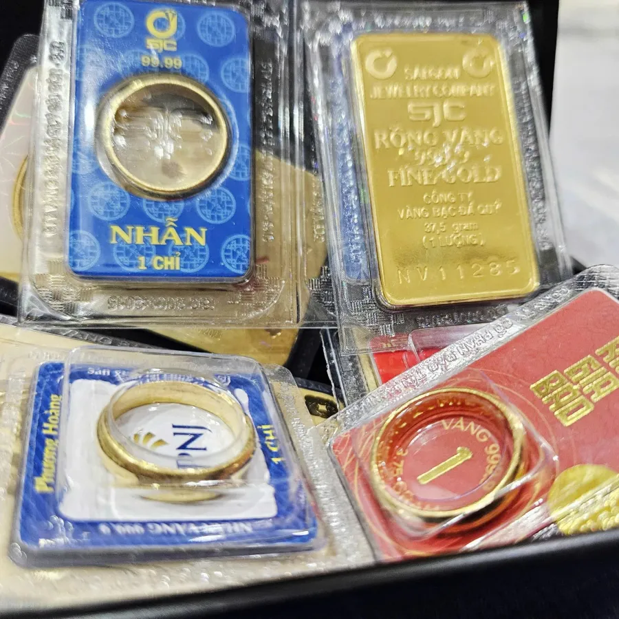 SJC 99.99% gold rings