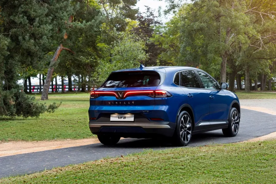 VinFast VF8 — the EV segment is increasingly central to how the market values Vingroup