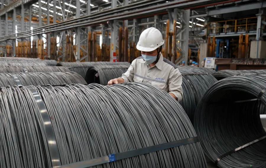 Hoa Phat steel plant, the leading contributor in the basic materials sector for Q1/2026
