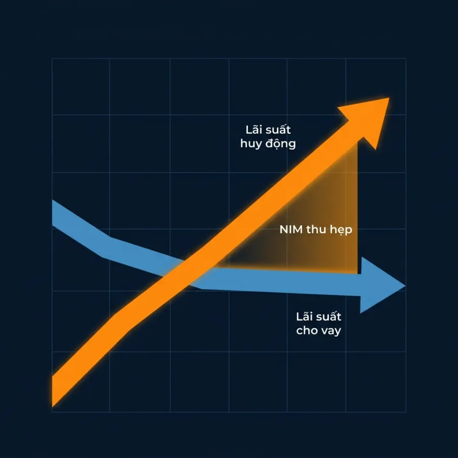 NIM compression: deposit rates rising while lending rates struggle to keep up