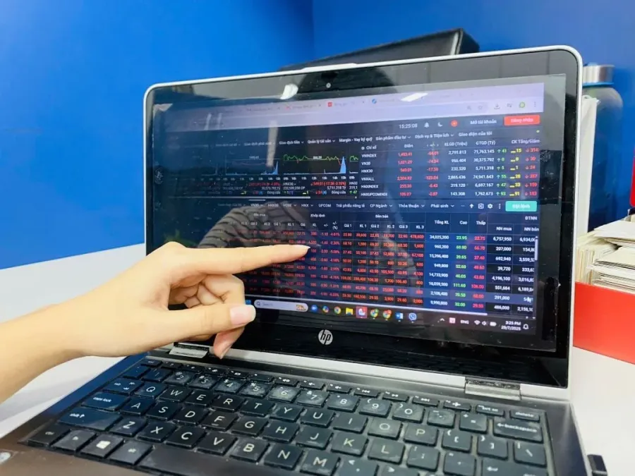 Vietnam stock market board on May 19 session
