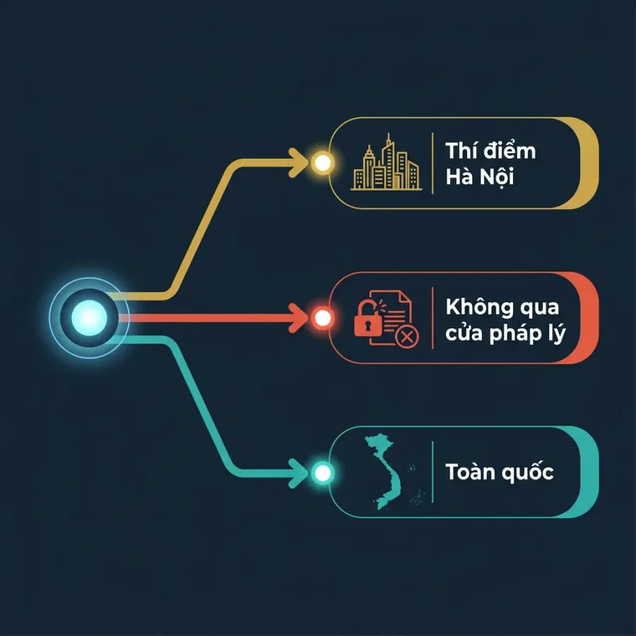 Three policy scenarios