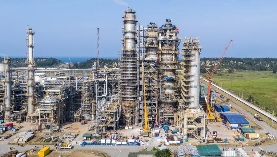 Binh Son Refinery in Quang Ngai, the flagship asset of oil sector stocks that drove this week's volatility