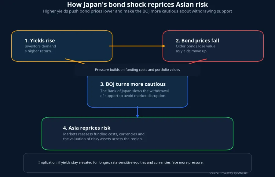 How the BOJ feeds regional repricing