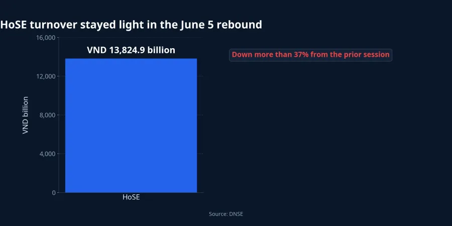 HoSE turnover during the June 5 rebound