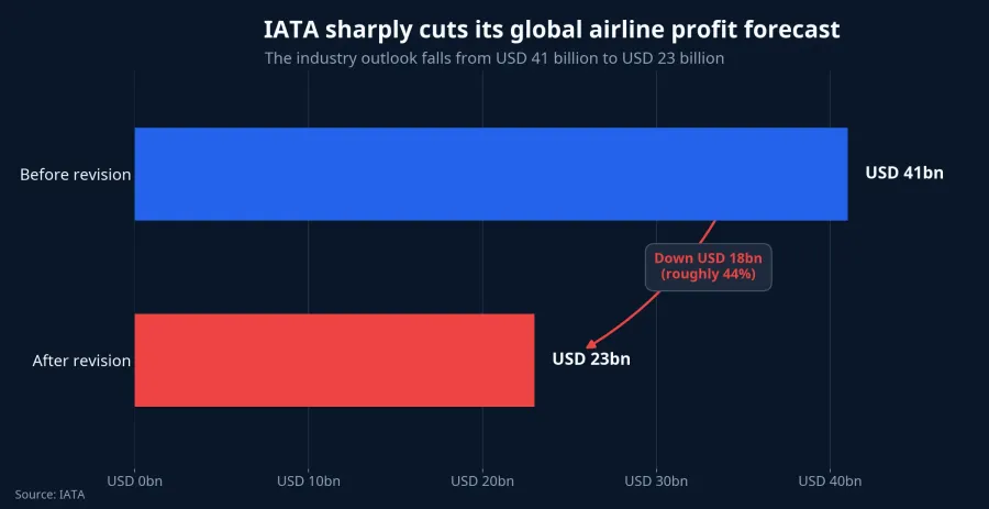 IATA profit forecast revision
