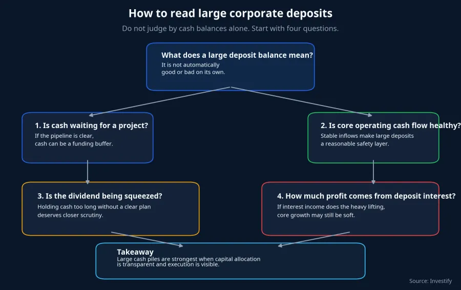 Framework for reading large deposit balances