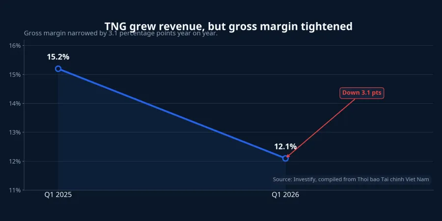 TNG gross margin chart