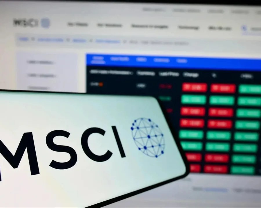 MSCI screen and market display