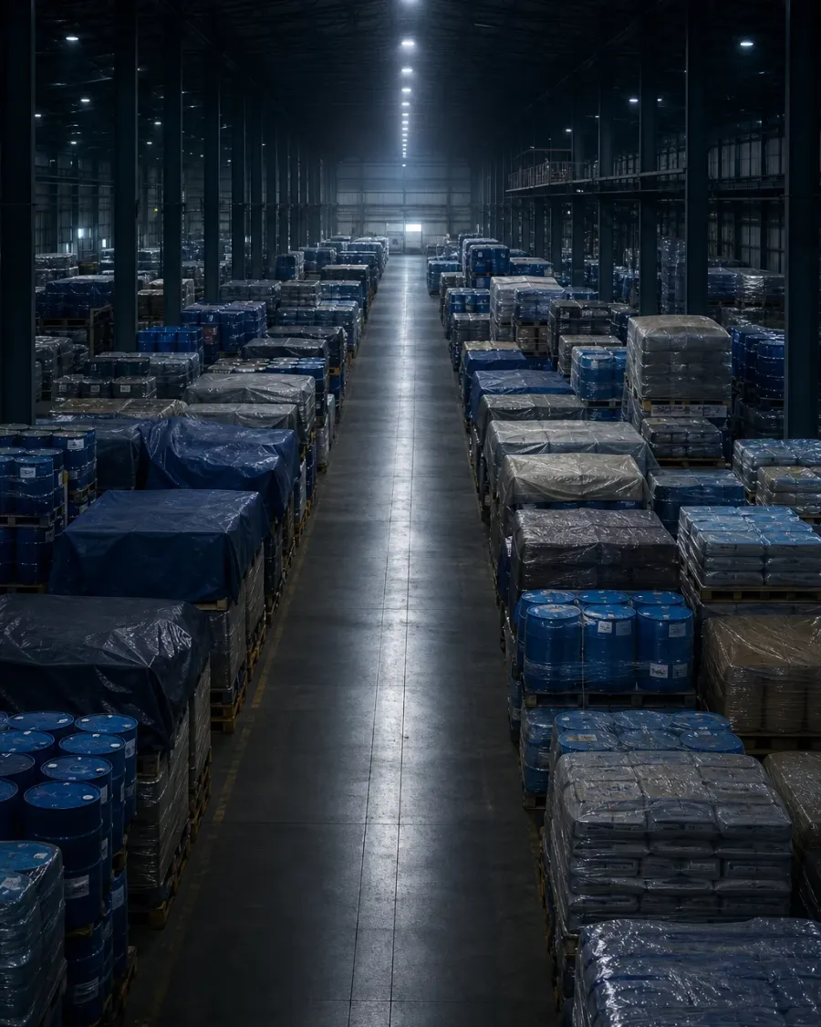 Warehouse image illustrating inventory-count risk
