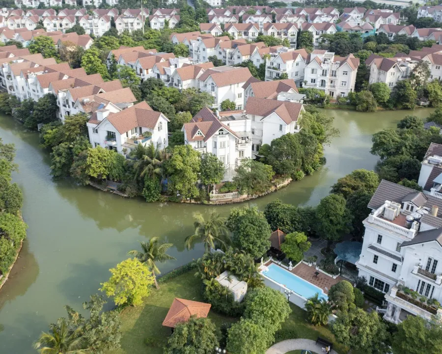 A Vinhomes urban area in Hanoi