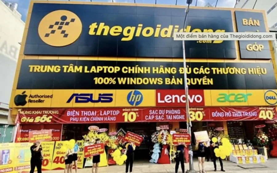 A MWG store used to illustrate the operating business