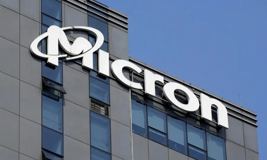 Micron Technology logo, the company investors are using as a near-term demand test for memory