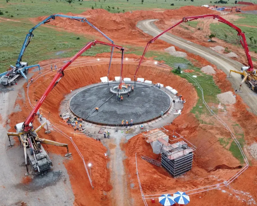 FECON foundation worksite