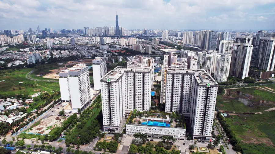 A completed residential project in Ho Chi Minh City where legal value is only complete when the certificate is issued