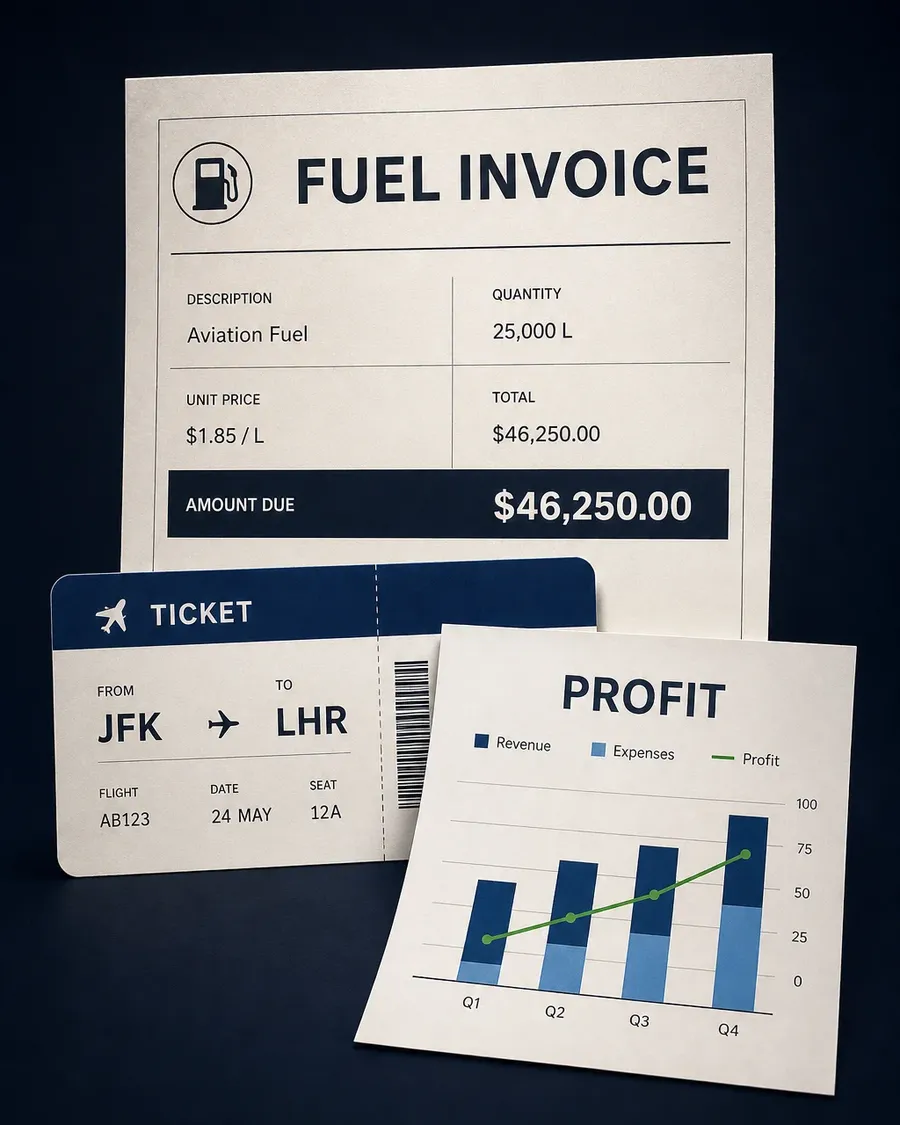 Fuel-cost illustration