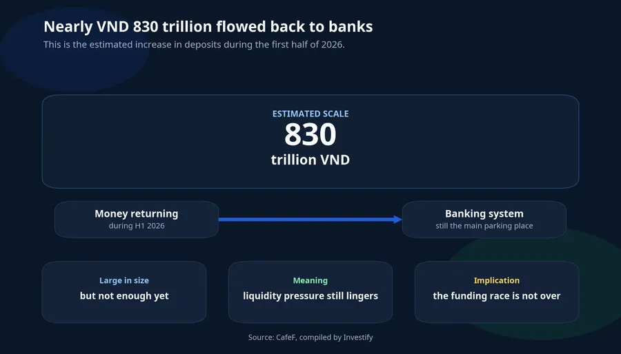 Infographic of estimated money flowing back to banks