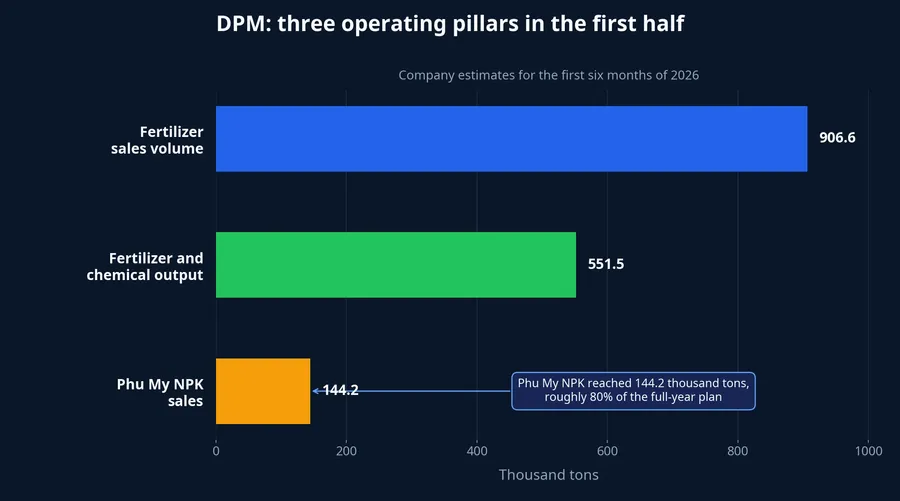 DPM first-half operating snapshot