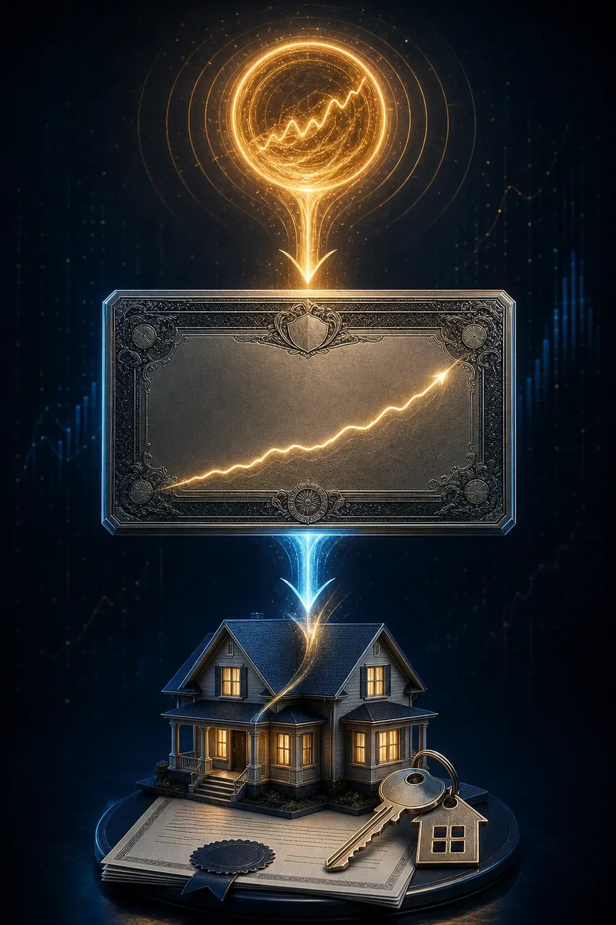 Illustration of the transmission from rate expectations to a mortgage contract