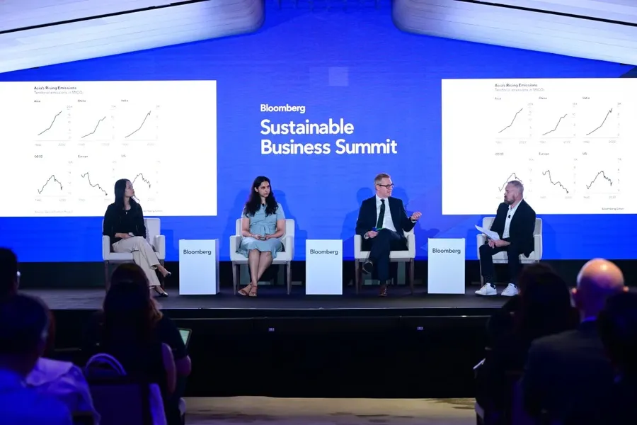Bloomberg Sustainable Business Summit stage in Singapore