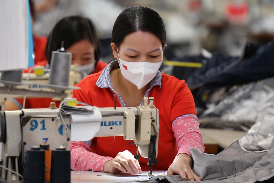 Garment production in Vietnam