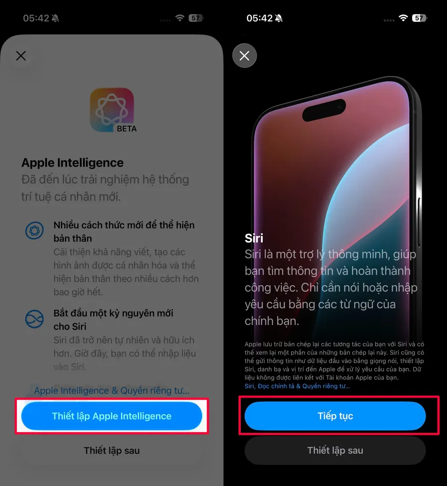 Apple Intelligence and Siri on an iPhone
