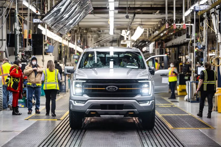 Ford truck assembly line