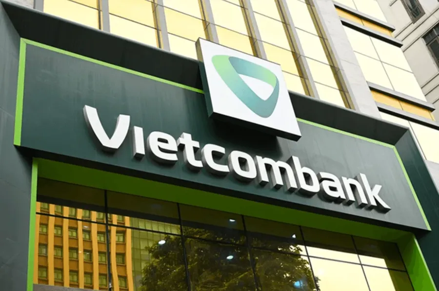 Signage of a state-owned commercial bank
