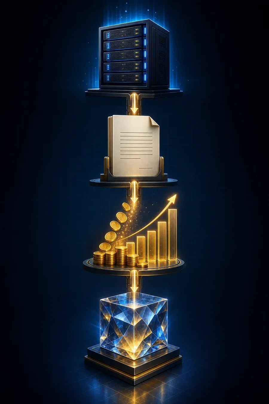 The value chain from servers and contracts to profit
