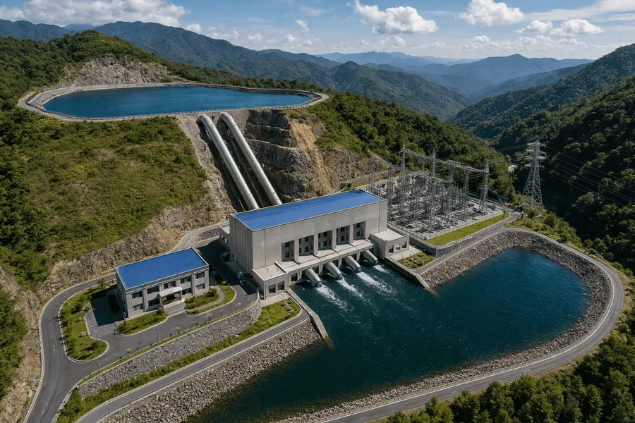 Hydropower reservoir and plant