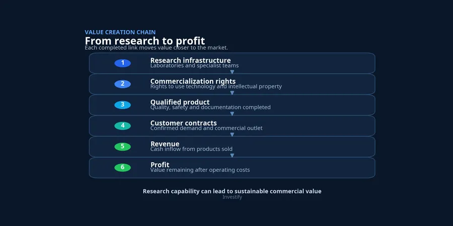 The chain from research to profit