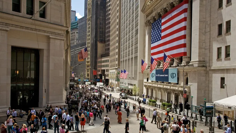 Wall Street financial district