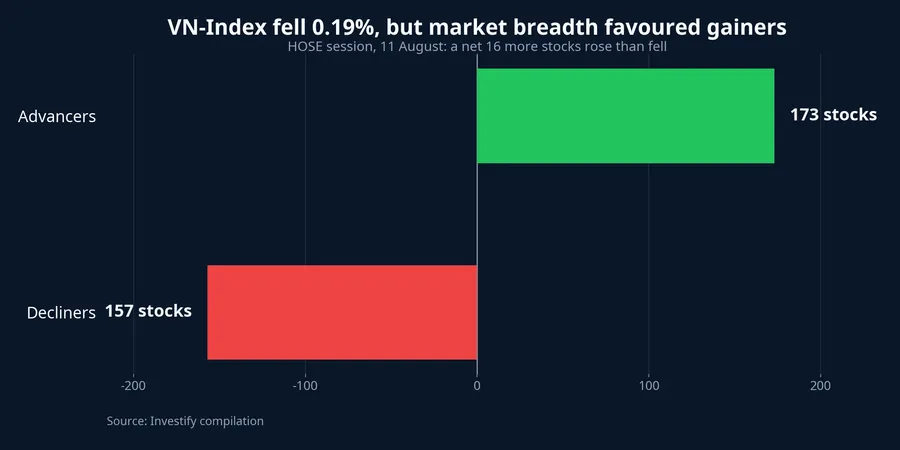 HOSE market breadth on 11 August