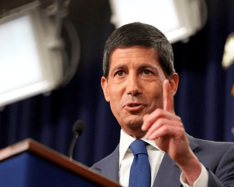 Fed Chair Kevin Warsh speaking at the Jackson Hole conference