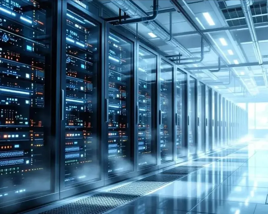 Inside a large-scale data center