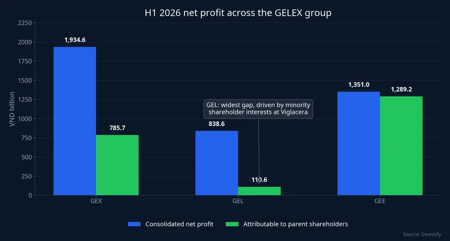 Consolidated net profit vs. profit attributable to parent shareholders