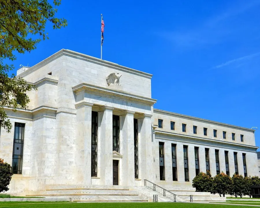 The Federal Reserve building in Washington, D.C.
