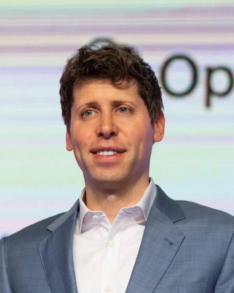 Sam Altman, CEO of OpenAI, speaking at a technology event