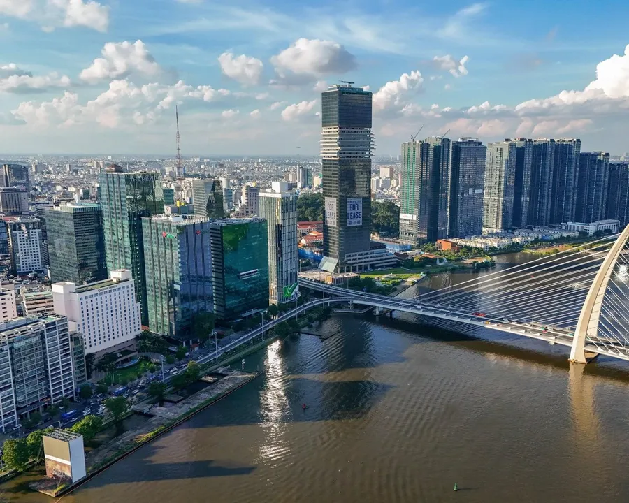 Ho Chi Minh City skyline from above, where interregional infrastructure is reshaping the property price map